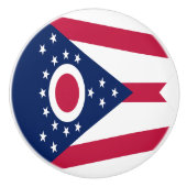 Vlag Ohio-staat Keramische Knop (Voorkant)