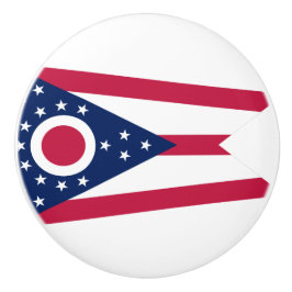 Vlag Ohio-staat Keramische Knop