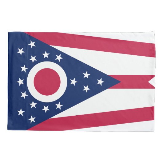 Vlag Ohio-staat Kussensloop (Achterkant)