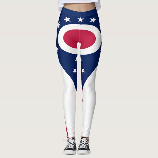 Vlag Ohio-staat Leggings (Voorkant)
