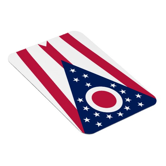 Vlag Ohio-staat Magneet (Rechterzijde)