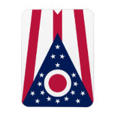 Vlag Ohio-staat Magneet (Verticaal)