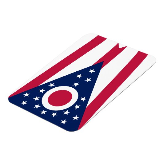 Vlag Ohio-staat Magneet (Linkerzijde)