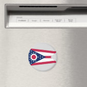 Vlag Ohio-staat Magneet (Insitu (Vaatwasser))