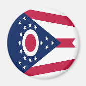 Vlag Ohio-staat Magneet (Voorkant)