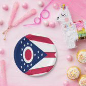 Vlag Ohio-staat Papieren Bordje (Feest)