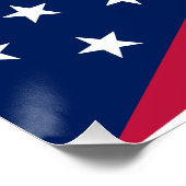 Vlag Ohio-staat Perfect Poster (Hoek)