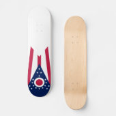 Vlag Ohio-staat Persoonlijk Skateboard (Voorkant)