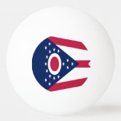 Vlag Ohio-staat Pingpongbal (Voorkant)