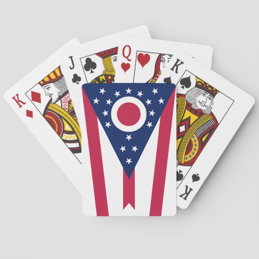 Vlag Ohio-staat Pokerkaarten (Achterkant)