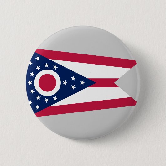 Vlag Ohio-staat Ronde Button 5,7 Cm (Voorkant)