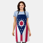 Vlag Ohio-staat Schort (Gedragen)