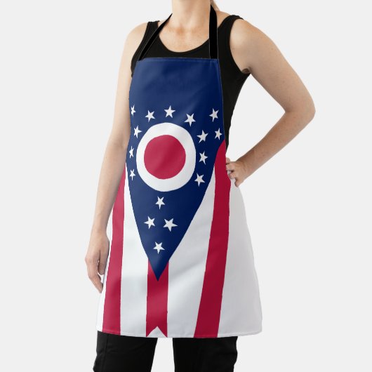 Vlag Ohio-staat Schort (Insitu)