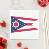 Vlag Ohio-staat Servet (Insitu)