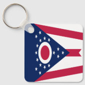 Vlag Ohio-staat Sleutelhanger (Voorkant)