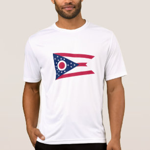 Vlag Ohio-staat T-shirt