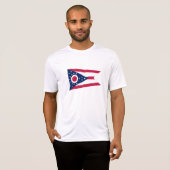 Vlag Ohio-staat T-shirt (Voorkant volledig)