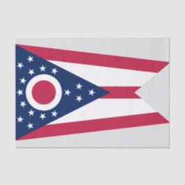 Vlag Ohio-staat Tissuepapier
