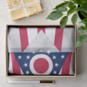 Vlag Ohio-staat Tissuepapier (Geschenk)