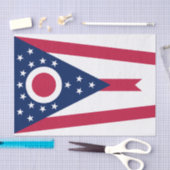 Vlag Ohio-staat Tissuepapier (Craft)