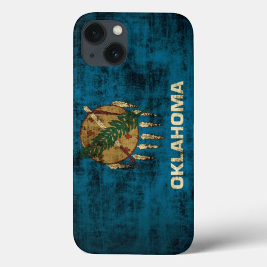 vlag Oklahoma Case-Mate iPhone Case (Achterkant)