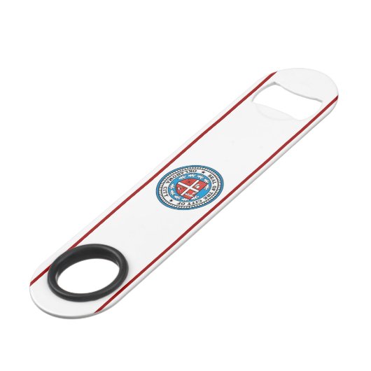 vlag Oklahoma City (Oklahoma) Speed Flessenopener (Voorkant Gekanteld)