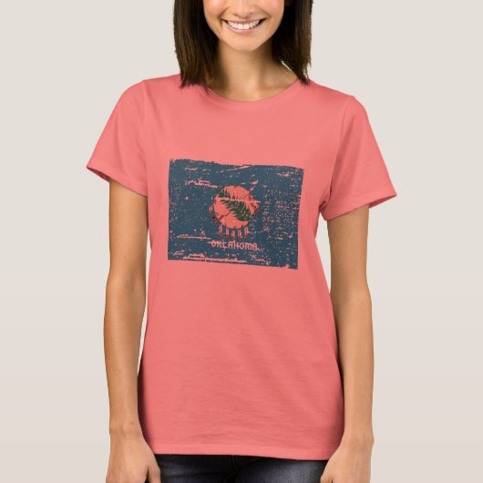 vlag OKLAHOMA T-shirt (Voorkant)