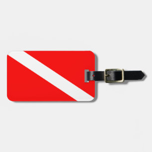 Vlag omlaag schuiven bagagelabel
