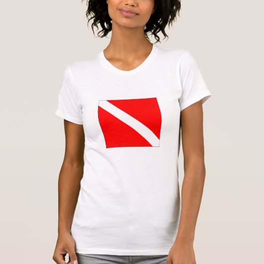 Vlag omlaag schuiven t-shirt (Voorkant)