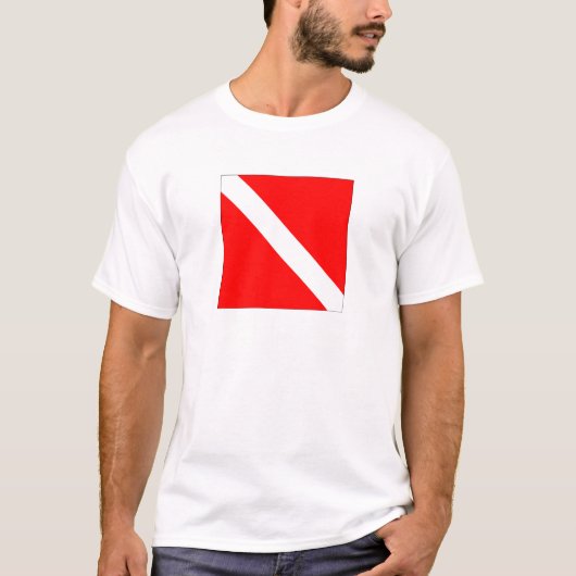 Vlag omlaag schuiven t-shirt (Voorkant)