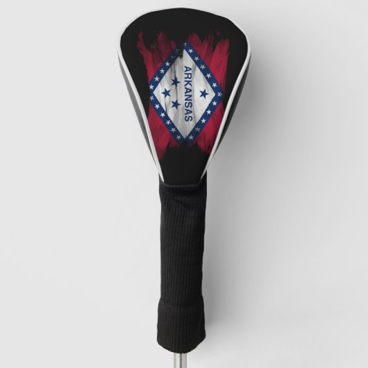 Vlag onder Arkansas, vlag Arkansas Golfheadcover (Voorkant)