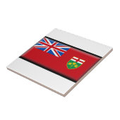 Vlag Ontario (Canada) Tegeltje (Zijkant)
