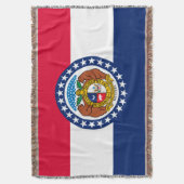 Vlag ontwerpdecor Missouri State Deken (Voorkant Verticaal)