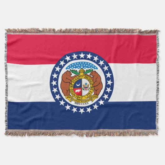 Vlag ontwerpdecor Missouri State Deken (Voorkant)
