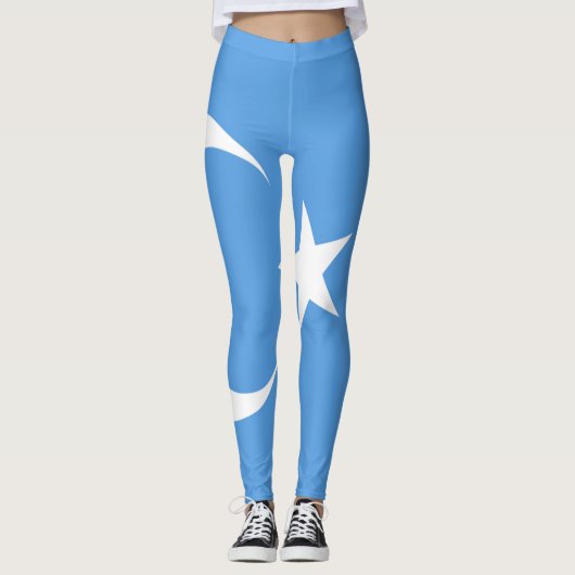 Vlag Oost-Turkestan Oeigoer Leggings (Voorkant)