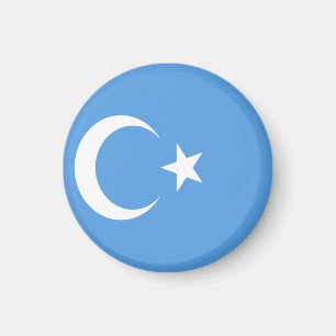 Vlag Oost-Turkestan Oeigoer Magneet
