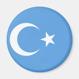 Vlag Oost-Turkestan Oeigoer Magneet