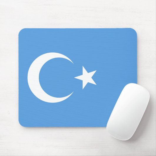 Vlag Oost-Turkestan Oeigoer Muismat (Met muis)
