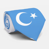Vlag Oost-Turkestan Oeigoer Stropdas (Opgerold)