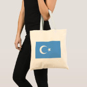 Vlag Oost-Turkestan Oeigoer Tote Bag (Voorkant (product))