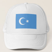 Vlag Oost-Turkestan Oeigoer Trucker Pet (Voorkant)