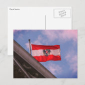 vlag oostenrijk briefkaart (Voorkant / Achterkant)