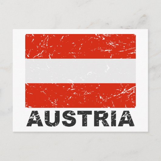  vlag Oostenrijk Briefkaart (Voorkant)