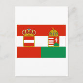 Vlag Oostenrijk-Hongarije (1869-1918) Briefkaart (Voorkant)
