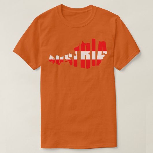 vlag Oostenrijk T-shirt (Design voorkant)