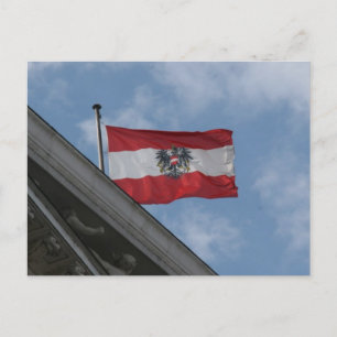 vlag oostenrijkse vlieg briefkaart