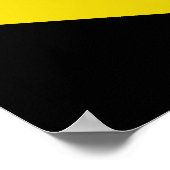 vlag Oosterzele, België Poster (Hoek)