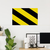 vlag Oosterzele, België Poster (Thuiskantoor)