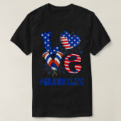 Vlag op 4 juli Va T-shirt (Design voorkant)