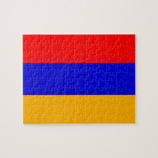 Vlag op Armenië Foto Puzzle Legpuzzel (Horizontaal)